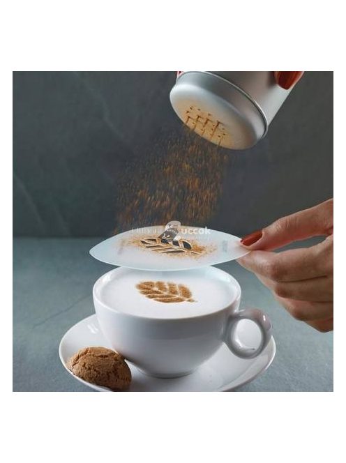 Kávé és Cappuccino díszítő sablonkészlet