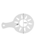 Kávé és Cappuccino díszítő sablonkészlet