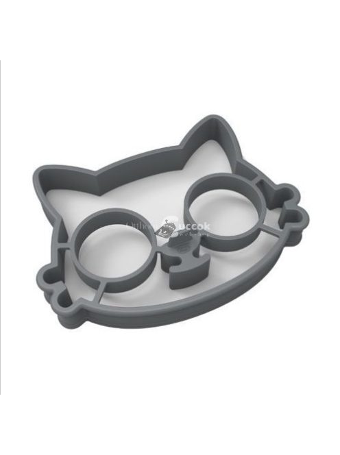 Cica Formájú Tükörtojás és Palacsintasütő Forma