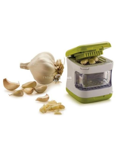 Fokhagyma szeletelő, kockázó