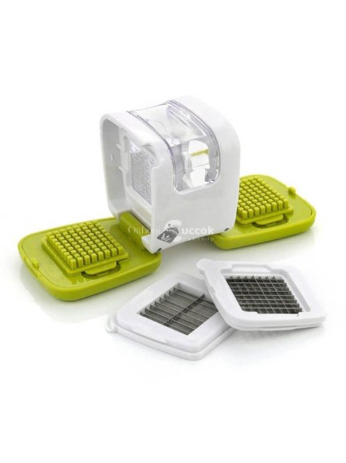 Fokhagyma szeletelő, kockázó