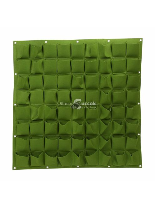 72 zsebes falra akasztható virágtartó