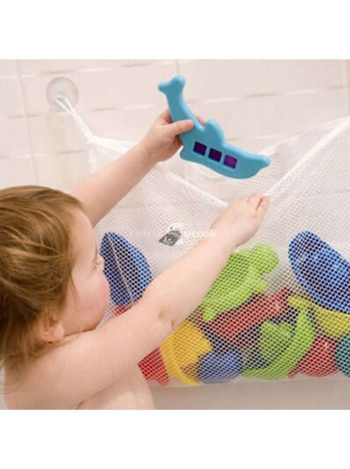 Játék tároló a fürdőszobába