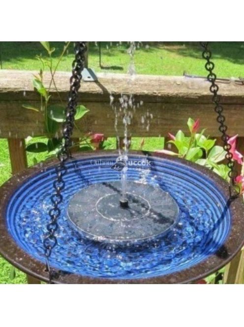 Napelemes szökőkút, kerti csobogó, kerti szökőkút