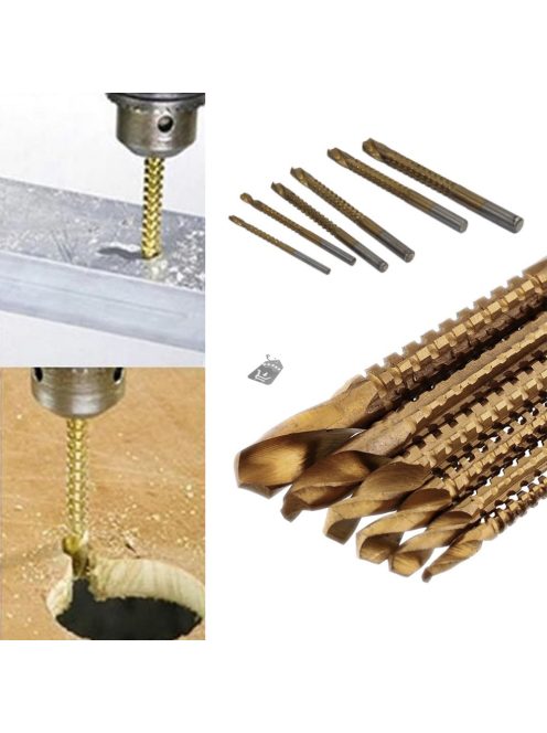 Titán-nitrid bevonatú extra erős fúró/fűrész szett