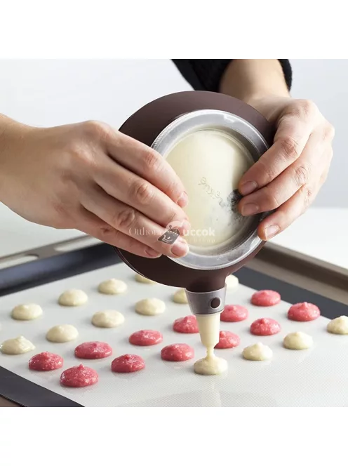 Tortadíszítő, sütemény kinyomó, krémnyomó, macaron készítő