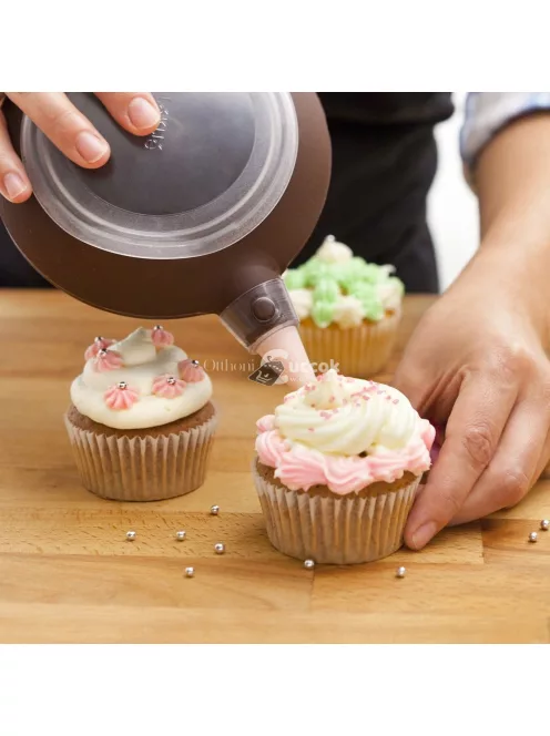 Tortadíszítő, sütemény kinyomó, krémnyomó, macaron készítő