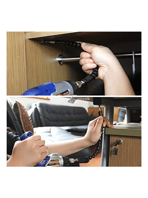 Flexibilis fúrószár csatlakozó fúróhoz, csavarhúzóhoz