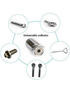 Dugókulcs, csőkulcs minden csavarfejhez (univerzális)