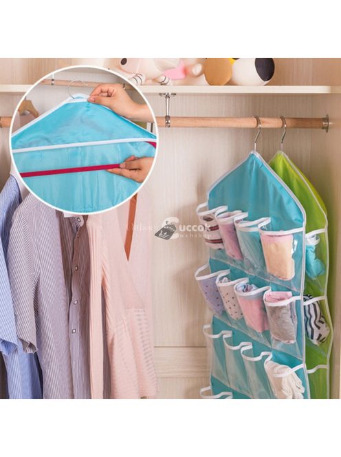 16 zsebes felakasztható tároló