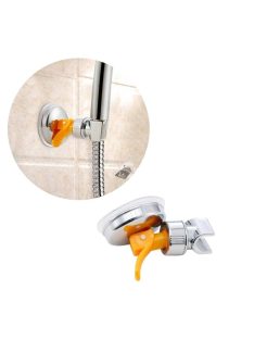   Zuhanyfej tartó, zuhanyrózsa tartó (forgatható, krómozott)