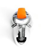 Krómozott zuhanyfej tartó tapadó koronggal