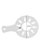 Latte Art Barista Sablon, Kávé Díszítő Sablon, Kreatív Ital Dekorációhoz