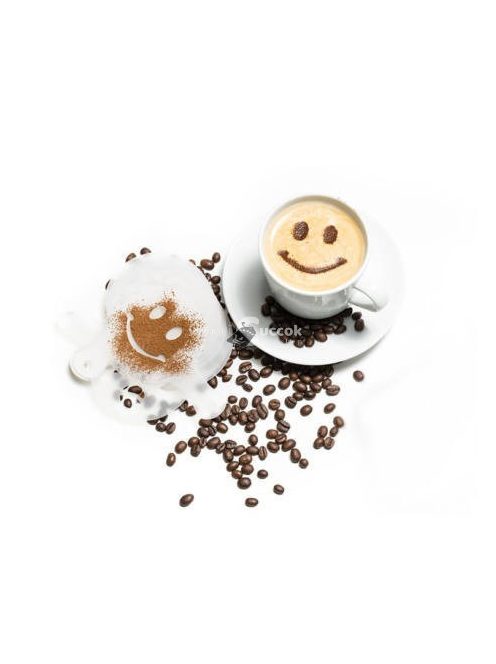 Latte Art Barista Sablon, Kávé Díszítő Sablon, Kreatív Ital Dekorációhoz