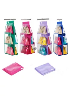   Szekrénybe akasztható kézitáska rendszerező tároló megoldás