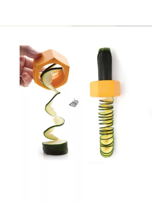 Uborka szeletelő és spirálozó konyhai eszköz zöldségdekoráláshoz