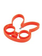 Nyulacska formájú tojássütő serpenyő reggeli készítéshez