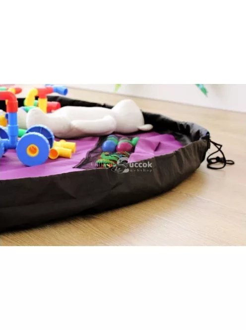 Gyerekszőnyeg, játékszőnyeg, összehúzható tárolós játékszőnyeg gyermekeknek