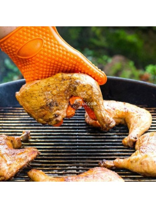 Sütőkesztyű, hőálló konyhai edényfogó szilikon kesztyű, 1 darab