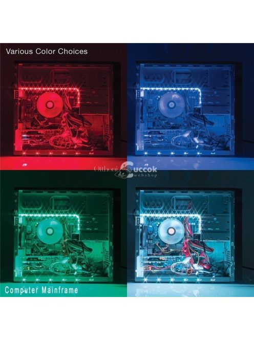 LED szalag, LED csík, LED sor, hangulatvilágítás, energiatakarékos dekorációs fényforrás