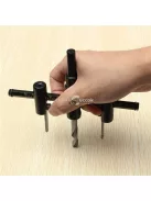 Állítható körkivágó készlet fa- és fémmegmunkáláshoz