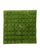 72 zsebes falra akasztható vertikális kert virágtartó rendszer