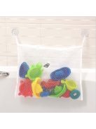 Játéktároló és fürdőszobai rendező tároló kosár gyermekjátékokhoz és fürdőszobai kiegészítőkhöz