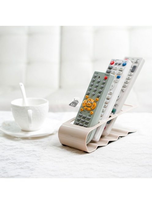Praktikus csúszásmentes telefon és távirányító tartó otthoni és irodai használatra