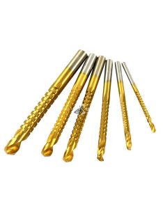   Titán-nitrid bevonatú extra erős fúró és fűrész szett precíziós fa- és fémmegmunkáláshoz