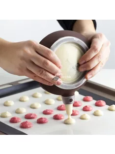   Tortadíszítő és sütemény kinyomó szett - Krémnyomó és macaron készítő eszközök