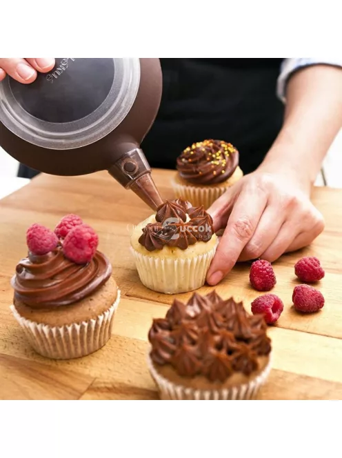 Tortadíszítő és sütemény kinyomó szett - Krémnyomó és macaron készítő eszközök