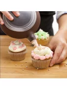 Tortadíszítő és sütemény kinyomó szett - Krémnyomó és macaron készítő eszközök