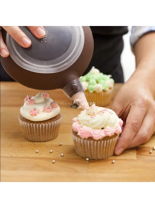 Tortadíszítő és sütemény kinyomó szett - Krémnyomó és macaron készítő eszközök