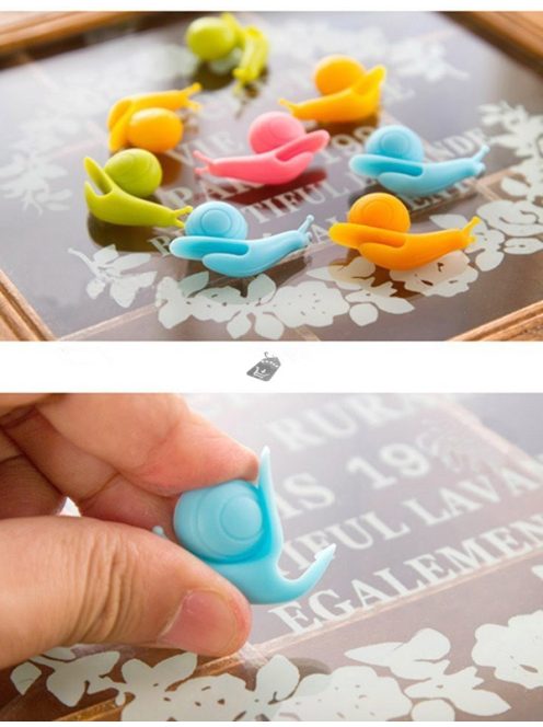 Csiga Alakú Teafilter Tartó Szett – 5 Darabos Készlet