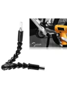 Flexibilis fúrószár csatlakozó fúróhoz és csavarhúzóhoz - Rugalmas szerszámtoldó adapter nehezen elérhető helyekhez