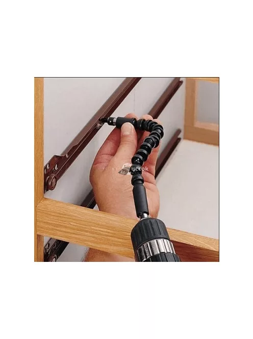 Flexibilis fúrószár csatlakozó fúróhoz és csavarhúzóhoz - Rugalmas szerszámtoldó adapter nehezen elérhető helyekhez