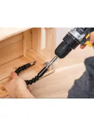 Flexibilis fúrószár csatlakozó fúróhoz és csavarhúzóhoz - Rugalmas szerszámtoldó adapter nehezen elérhető helyekhez