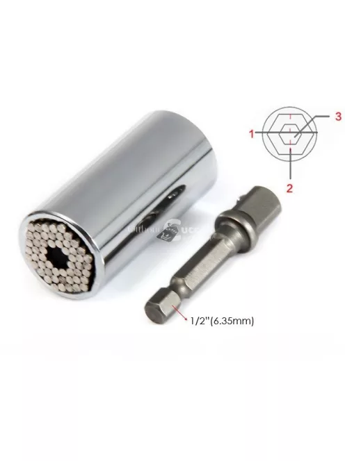 Univerzális Dugókulcs és Csőkulcs Készlet Minden Csavarfejhez