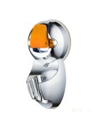 Krómozott zuhanyfej tartó tapadókorongos rögzítéssel fürdőszobai használatra