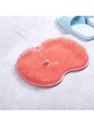 MassageBrush ergonomikus kefe lábmosáshoz és pihentető masszázshoz, szürke színben