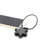 5 részes Jack elosztó adapter - többcsatornás audio csatlakozó bővítő