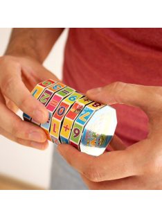   Matematikai oktatójáték, tanulást segítő henger alakú eszköz gyermekeknek