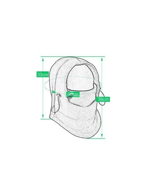 Arcvédő maszk, téli maszk, hideg időjárás elleni védelemhez