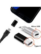 Micro USB - USB C átalakító, konverter okostelefonokhoz és táblagépekhez kompatibilis adapter