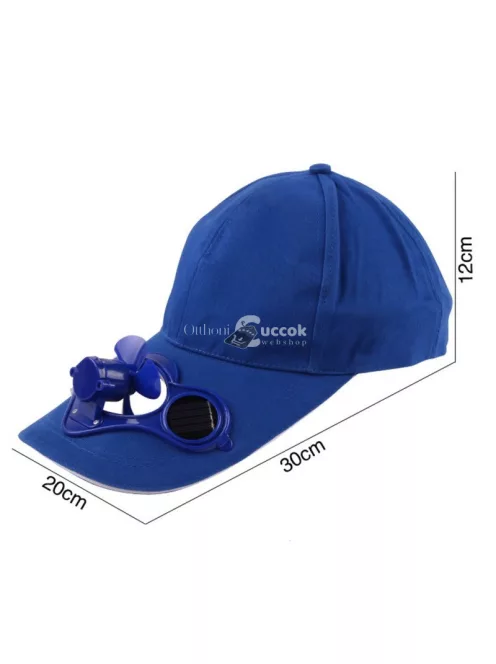 Piros Napelemes Solar Baseball Sapka Beépített Napenergiával Töltődő LED Fényekkel