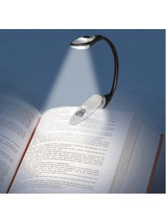   Csiptetős LED Olvasólámpa Állítható Fényerővel és Rugalmas Karral