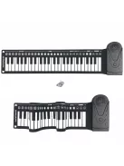 Flexibilis összecsukható elektromos és digitális szintetizátor zongora gyakorláshoz és zeneszerzéshez