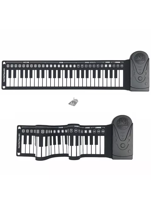 Flexibilis összecsukható elektromos és digitális szintetizátor zongora gyakorláshoz és zeneszerzéshez