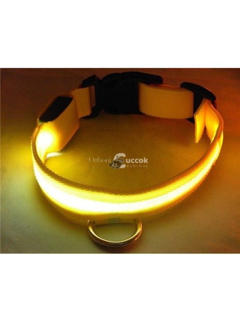 LED kutya nyakörv világító biztonsági kutyanyakörv éjszakai sétákhoz