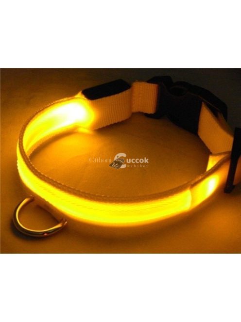LED kutya nyakörv világító biztonsági kutyanyakörv éjszakai sétákhoz
